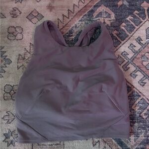 lululemon high neck sports bra, size 4
